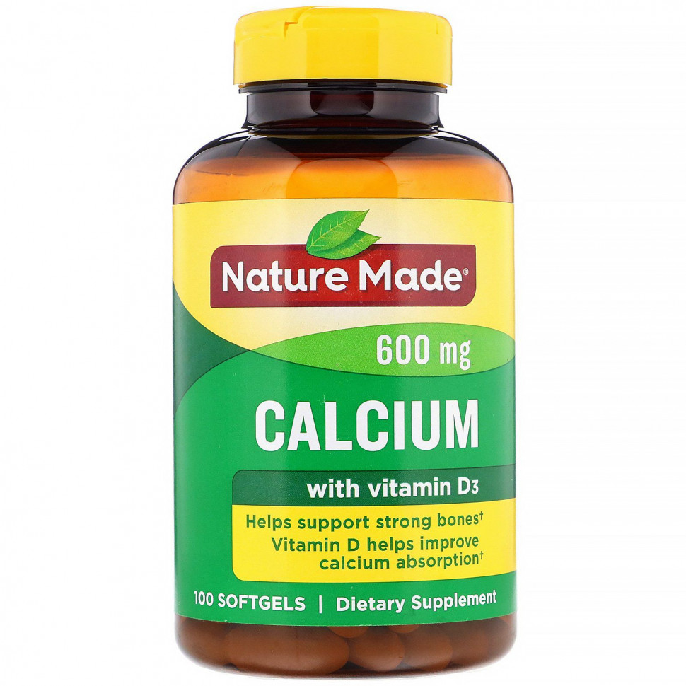   (Iherb) Nature Made,    D3, 600 , 100      -     , -, 