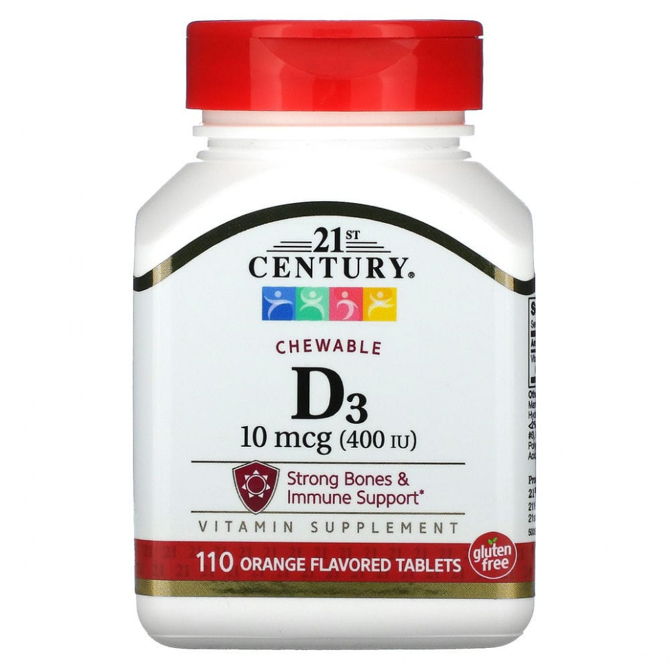   (Iherb) 21st Century,  D3,   ,  , 100 , (400 ), 110     -     , -, 