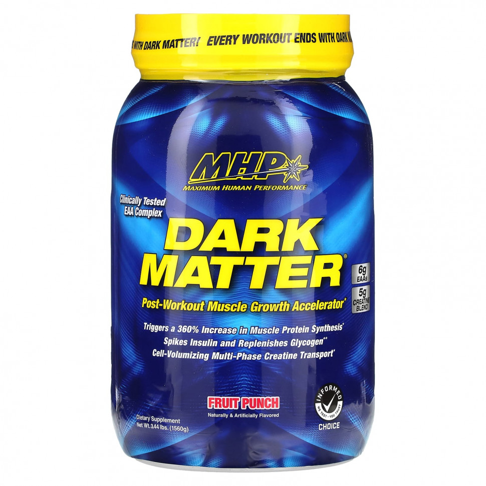 ���� ������ (Iherb) MHP, DARK MATTER, ���������� ����� ���� ����� ����������, ��������� ����, 1560 � (3,44 �����), ������ �� 9130 ���