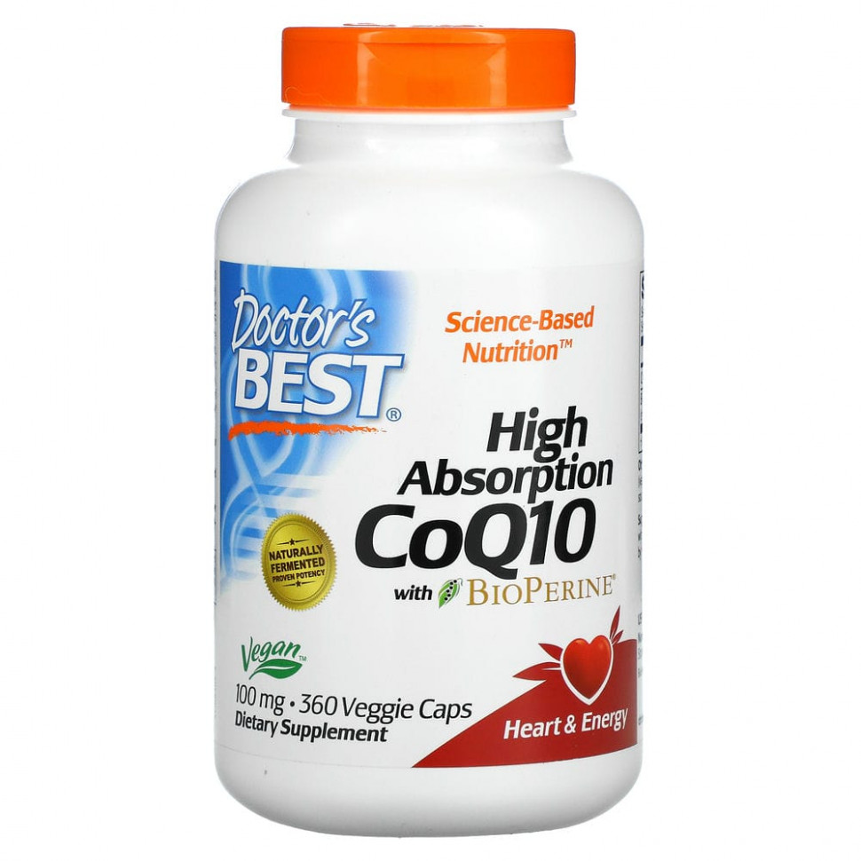   (Iherb) Doctor's Best,  Q10    ,  BioPerine, 100 , 360      -     , -, 