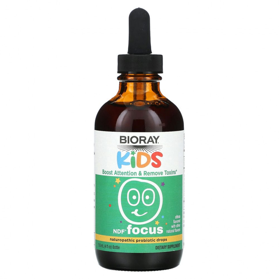   (Iherb) Bioray, Kids, NDF Focus,   , 120  (4 . )    -     , -, 