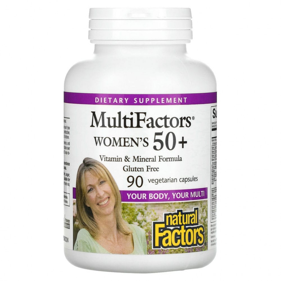   (Iherb) Natural Factors, MultiFactors,    50 , 90      -     , -, 