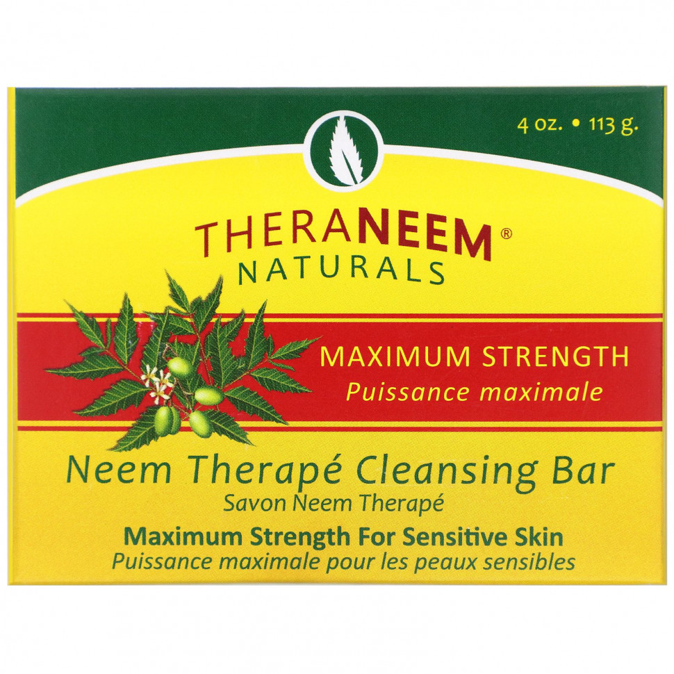 ���� ������ (Iherb) Organix South, TheraNeem Organix, Neem Therapy Cleansing Bar, Maximum Strength, 4 oz (113 g), ������ �� 1240 ���