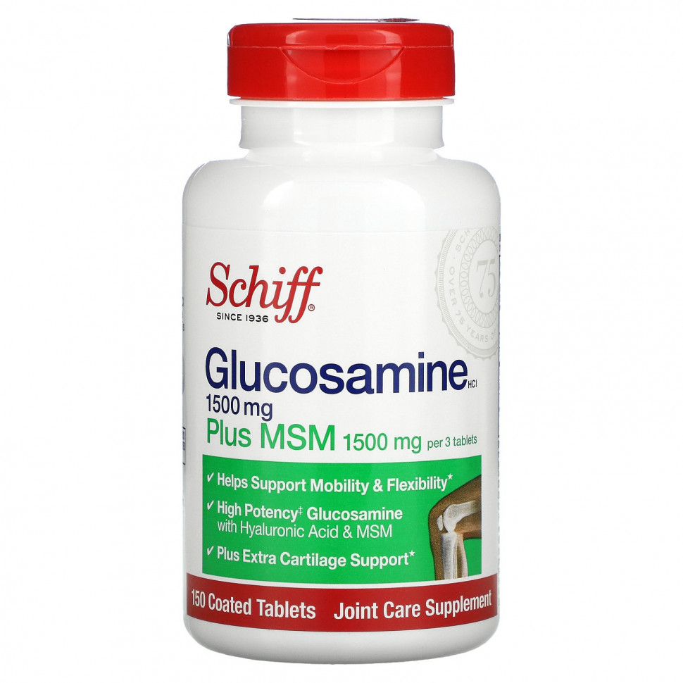 ���� ������ (Iherb) Schiff, ���������� � ���, 500 ��, 150 ��������, �������� ���������, ������ �� 3540 ���