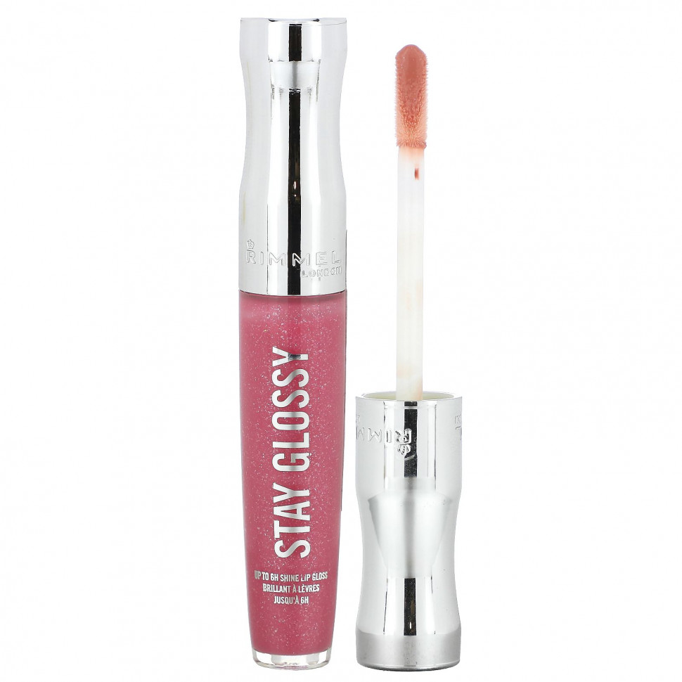   (Iherb) Rimmel London, Stay Glossy,   ,  160 Stay My Rose, 5,5  (0,18 . )    -     , -, 