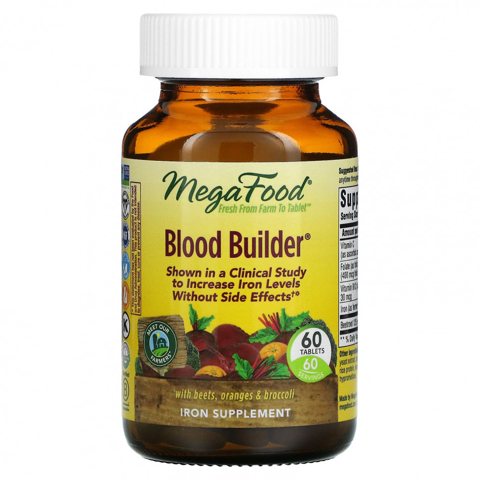   (Iherb) MegaFood, Blood Builder, 60     -     , -, 