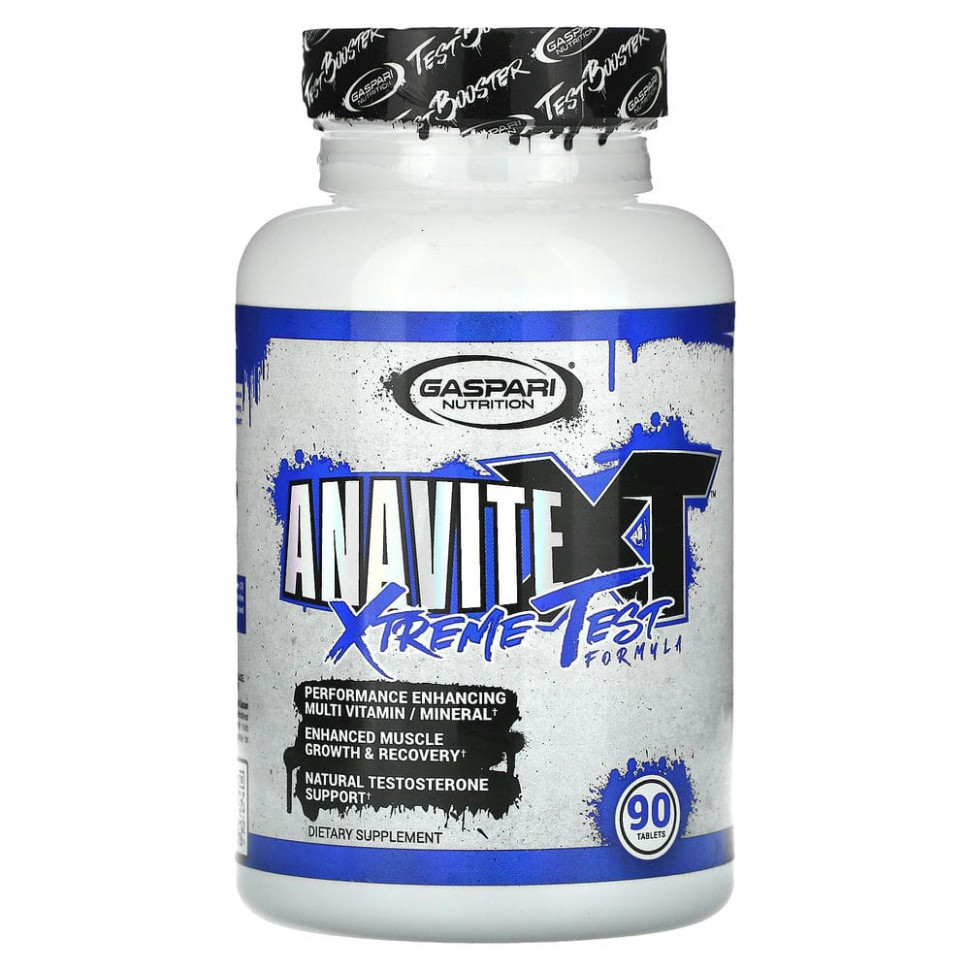 ���� ������ (Iherb) Gaspari Nutrition, Anavite Xtreme Test Formula`` 90 ��������, ������ �� 5660 ���