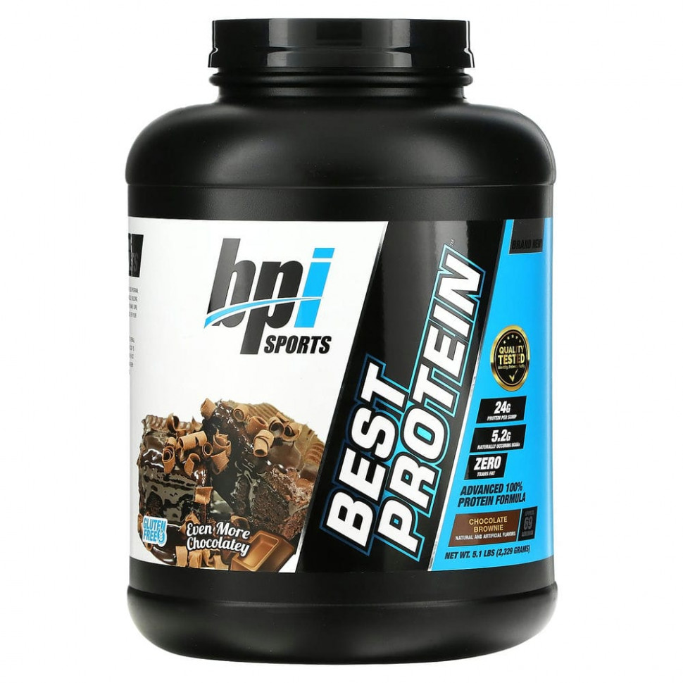 ���� ������ (Iherb) BPI Sports, ������ �������, ��������� ������� 100%-���� ��������, ���������� ������, 5,1 ����� (2329 �), ������ �� 14450 ���