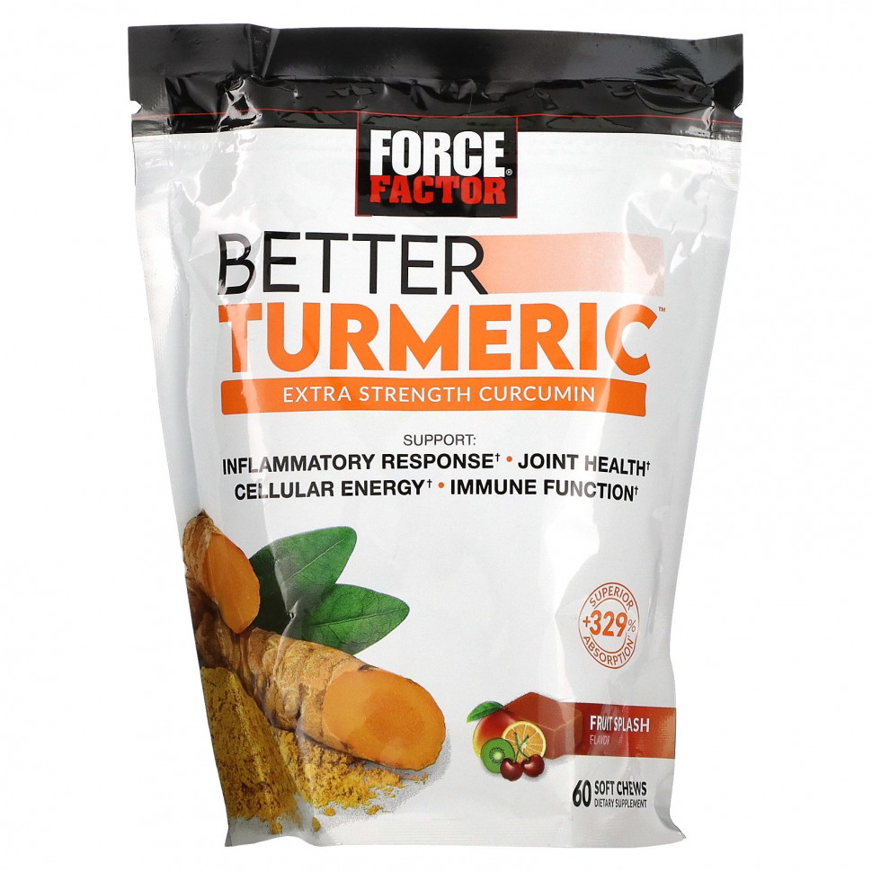   (Iherb) Force Factor, Better Turmeric,    ,  , 60      -     , -, 