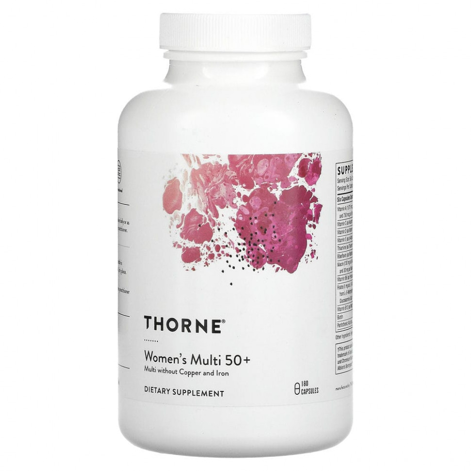 ���� ������ (Iherb) Thorne Research, �������������� ��� ������ ������ 50 ���, 180 ������, ������ �� 7490 ���
