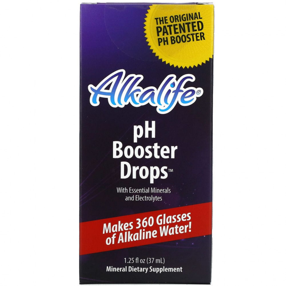   (Iherb) Alkalife, pH Booster Drops, 1.25 fl oz (37 ml)    -     , -, 