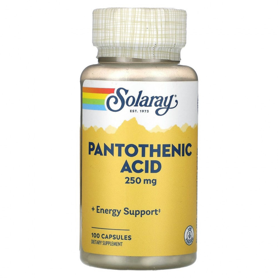   (Iherb) Solaray,  , 250 , 100     -     , -, 