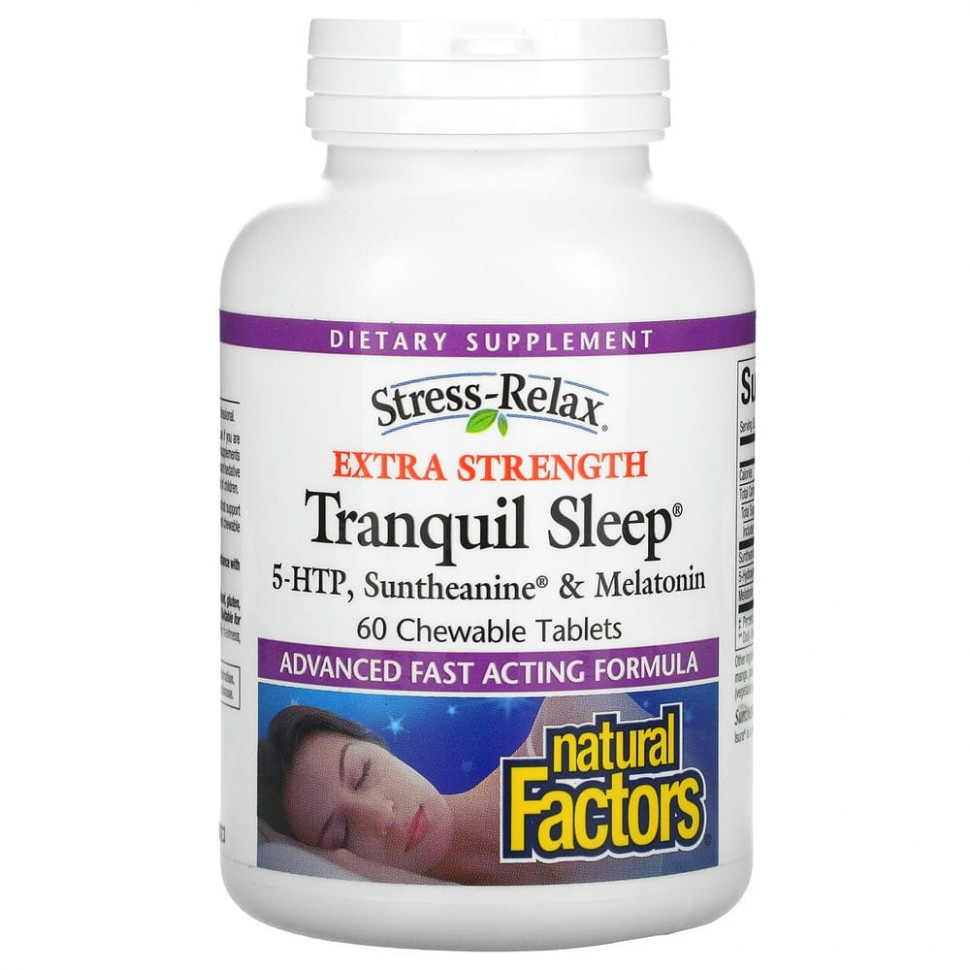   (Iherb) Natural Factors, Stress-Relax, Tranquil Sleep,  , 60      -     , -, 