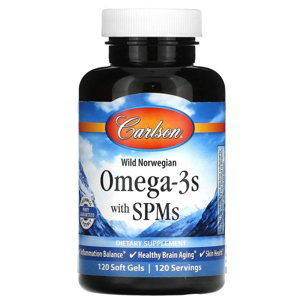   (Iherb) Carlson, -3  SPM, 120      -     , -, 