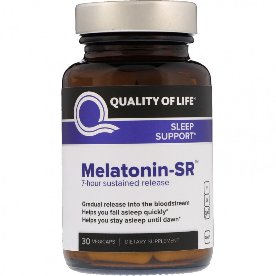   (Iherb) Quality of Life Labs, Melatonin-SR, 30    ,   2690 