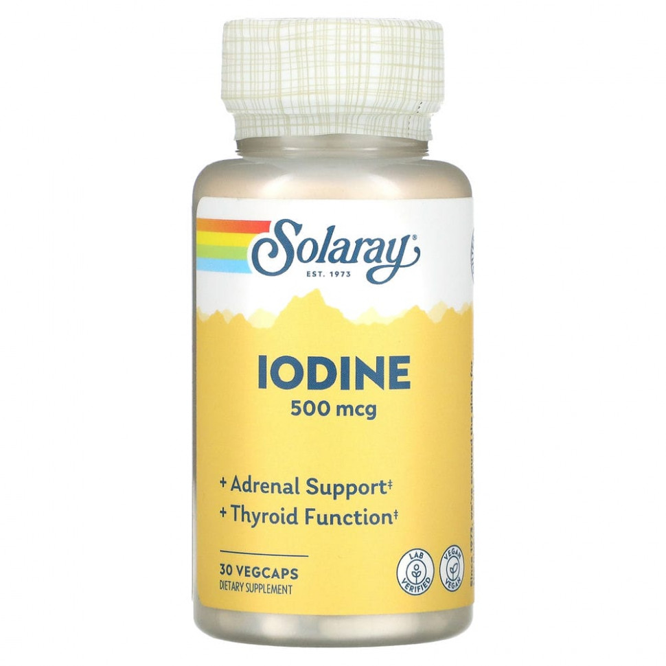 ���� ������ (Iherb) Solaray, ��� �� ������ �����, 500 ���, 30 ������������ ������, ������ �� 1290 ���