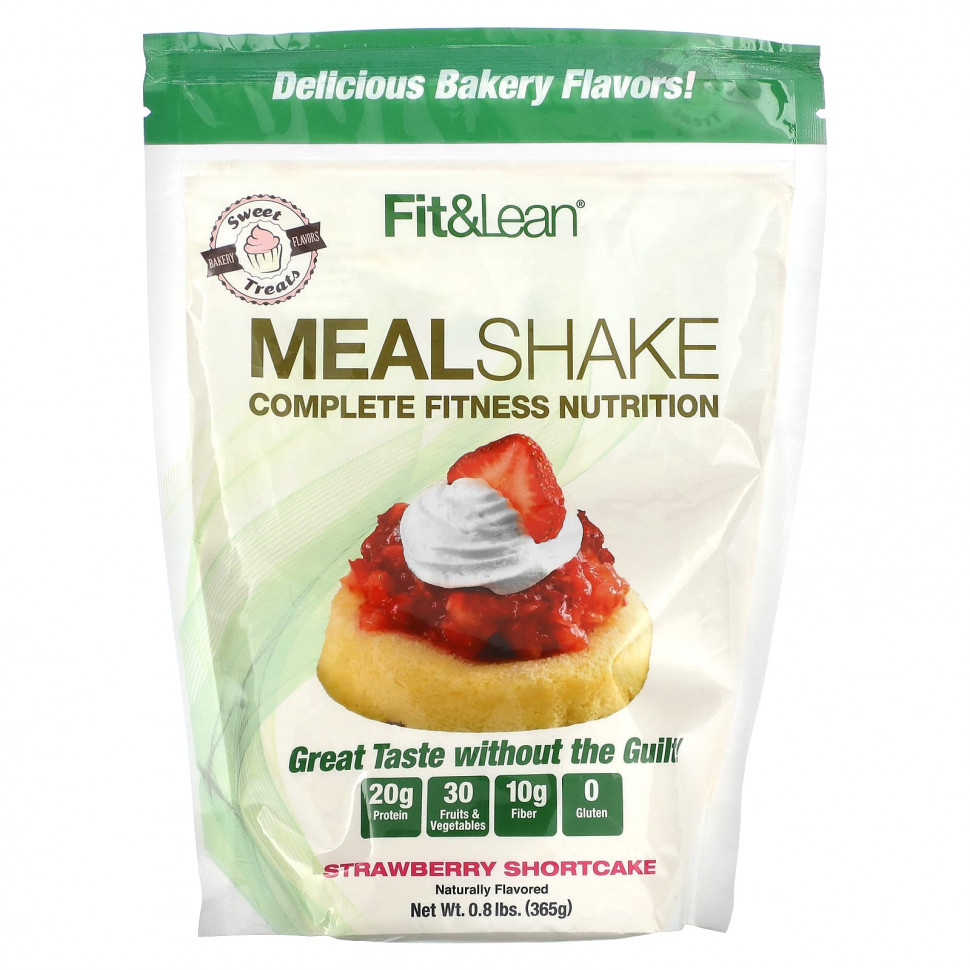 ���� ������ (Iherb) Fit & Lean, Meal Shake, Complete Fitness Nutrition, ���������� �������� �������, 365 � (0,8 �����), ������ �� 5080 ���