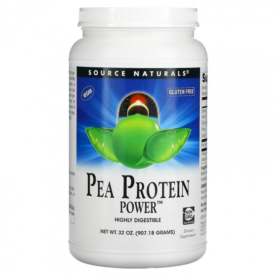   (Iherb) Source Naturals, Pea Protein Power,  , 907,18  (32 )    -     , -, 