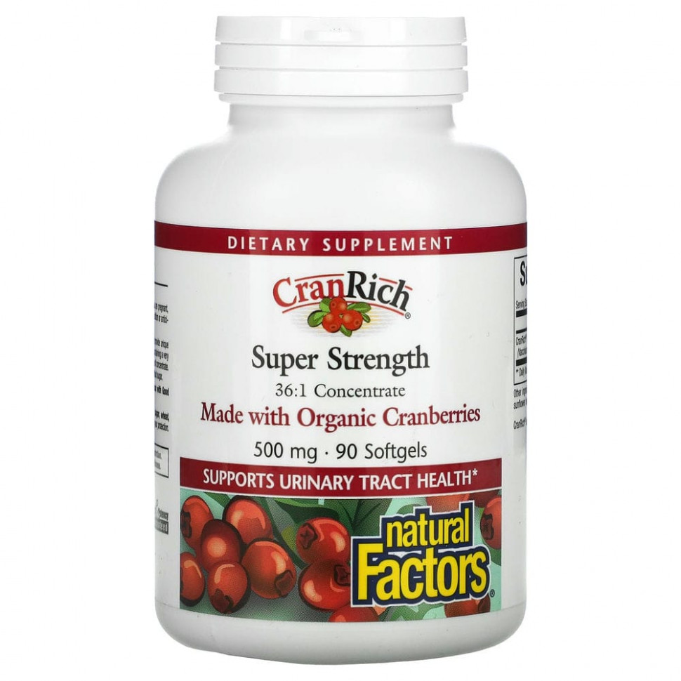 ���� ������ (Iherb) Natural Factors, CranRich, ������, ����� ����, 90 ������� ������, ������ �� 2970 ���