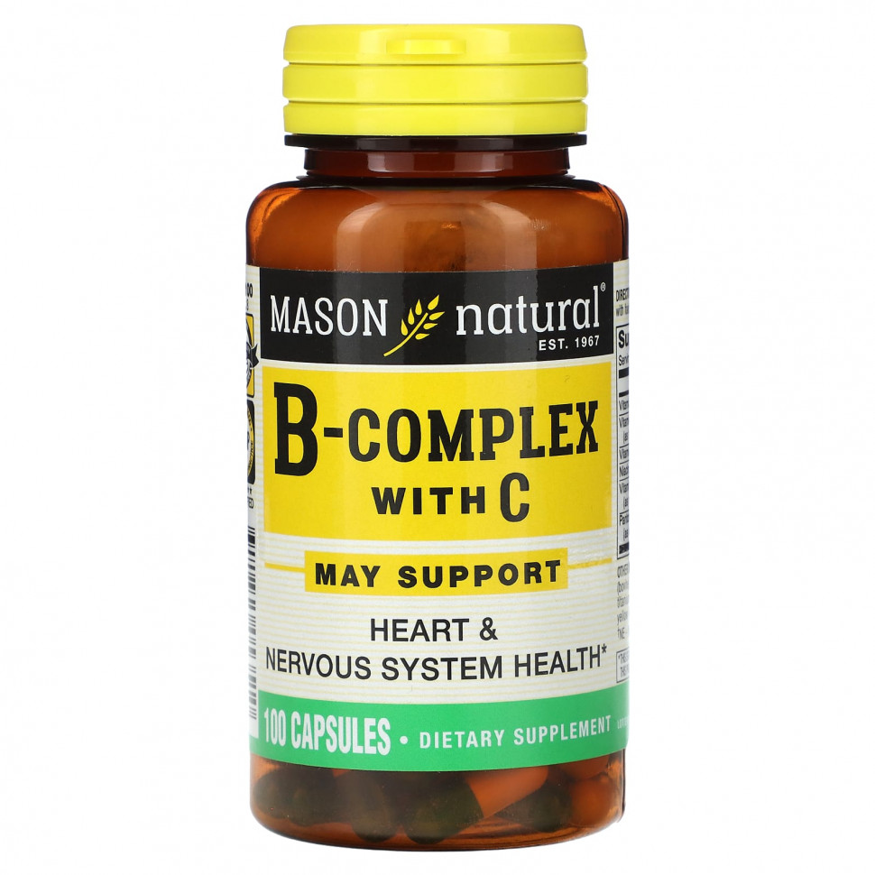 ���� ������ (Iherb) Mason Natural, B-�������� � C, 100 ������, ������ �� 1800 ���