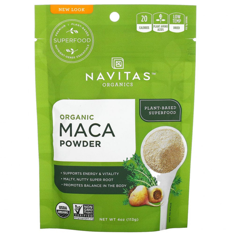   (Iherb) Navitas Organics,   Maca Powder, 113     -     , -, 