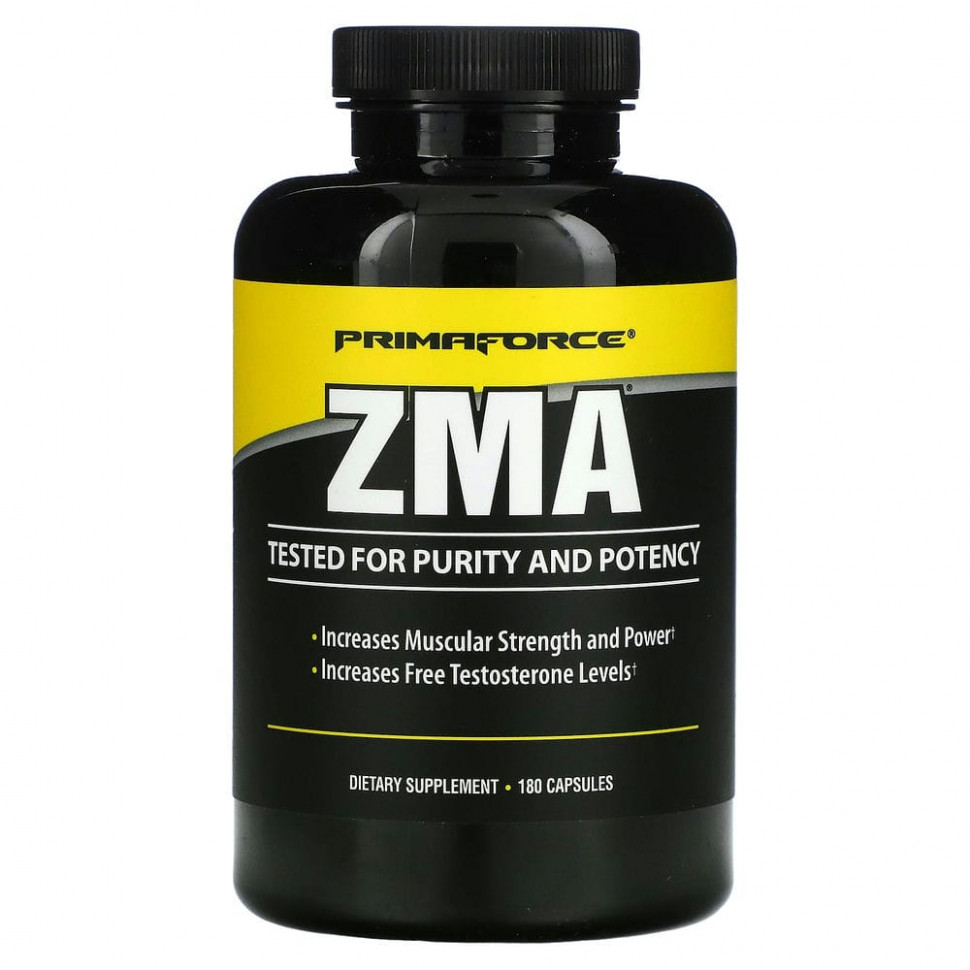   (Iherb) Primaforce, ZMA, 180      -     , -, 