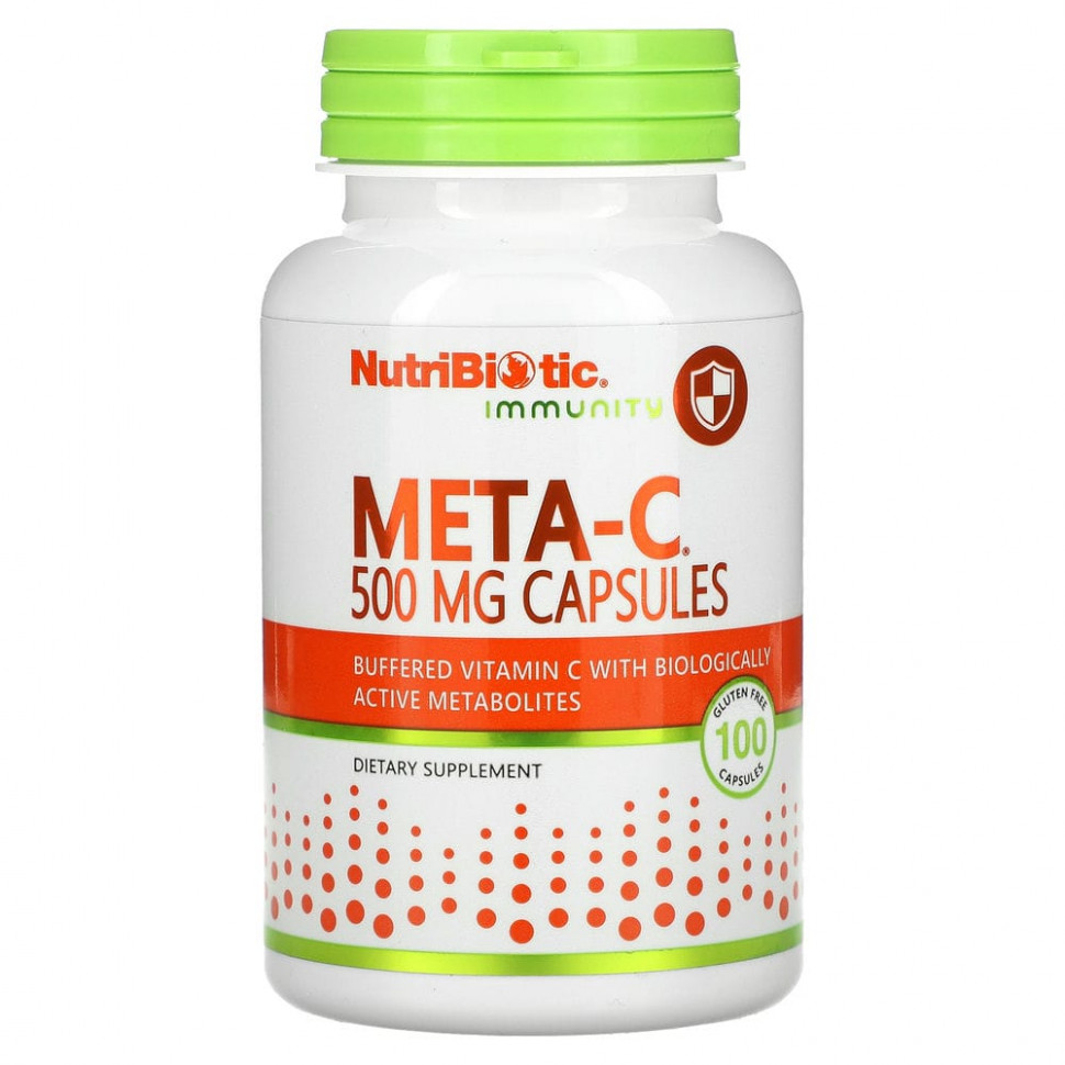   (Iherb) NutriBiotic, Immunity, Meta-C, 500 , 100       -     , -, 