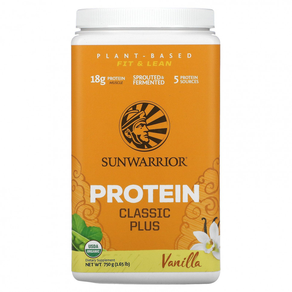   (Iherb) Sunwarrior, Classic Plus ,    , , 750  (1,65 )    -     , -, 