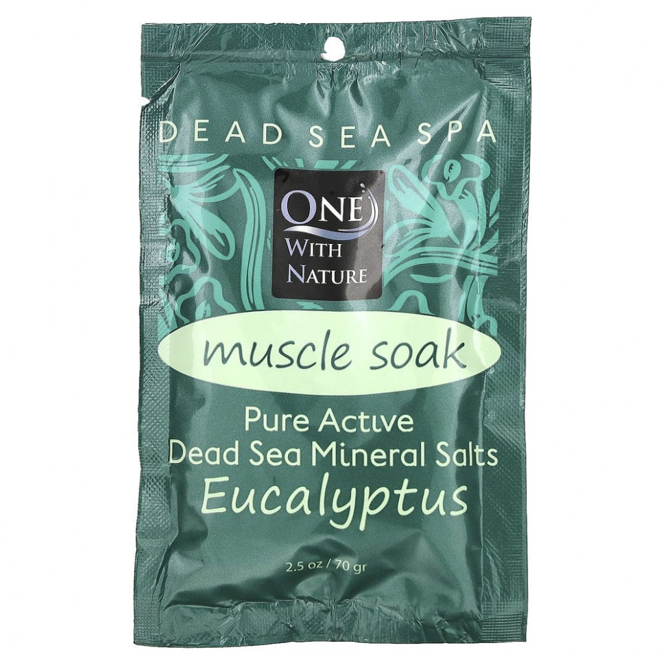 ���� ������ (Iherb) One with Nature, Dead Sea Spa, ��������, ������������ ����, � ������� ���������, 70 �, ������ �� 570 ���