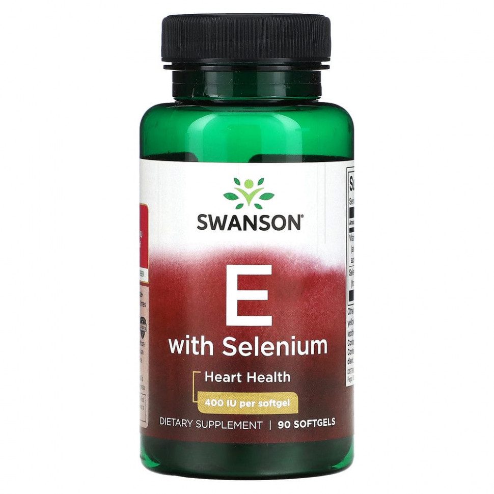 ���� ������ (Iherb) Swanson, ������� E � �������, 400 ��, 90 ������ ��������, ������ �� 1590 ���