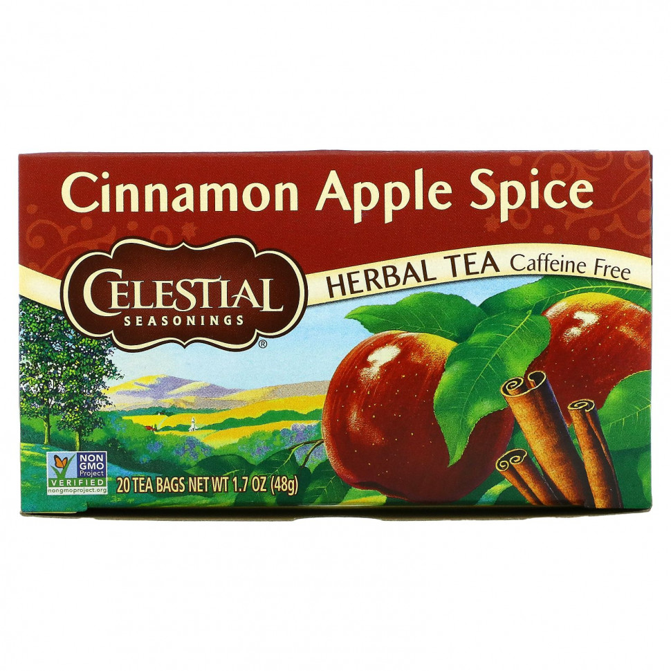 ���� ������ (Iherb) Celestial Seasonings, �������� ���, �� ������ ������ � ������, ��� �������, 20 ������ ���������, 48 � (1,7 �����), ������ �� 1000 ���
