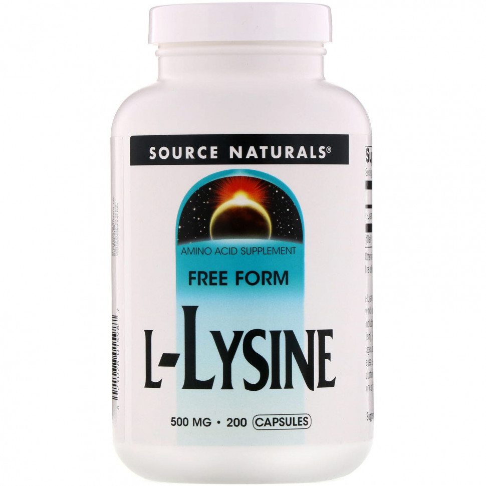   (Iherb) Source Naturals, L-, 500 , 200     -     , -, 