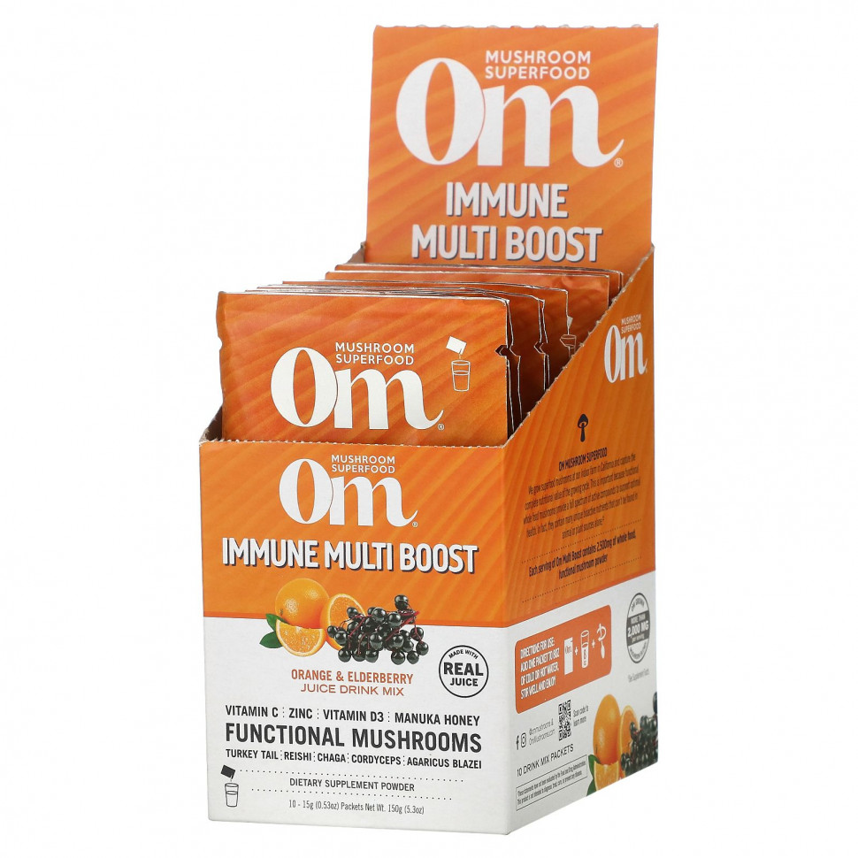   (Iherb) Om Mushrooms, Immune Multi Boost,         , 10   15  (0,53 )    -     , -, 