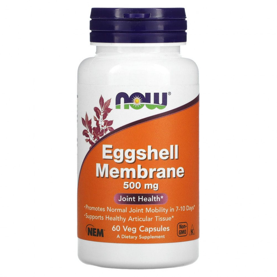 ���� ������ (Iherb) NOW Foods, �������� ������ ��������, 500 ��, 60 ������������ ������, ������ �� 4530 ���