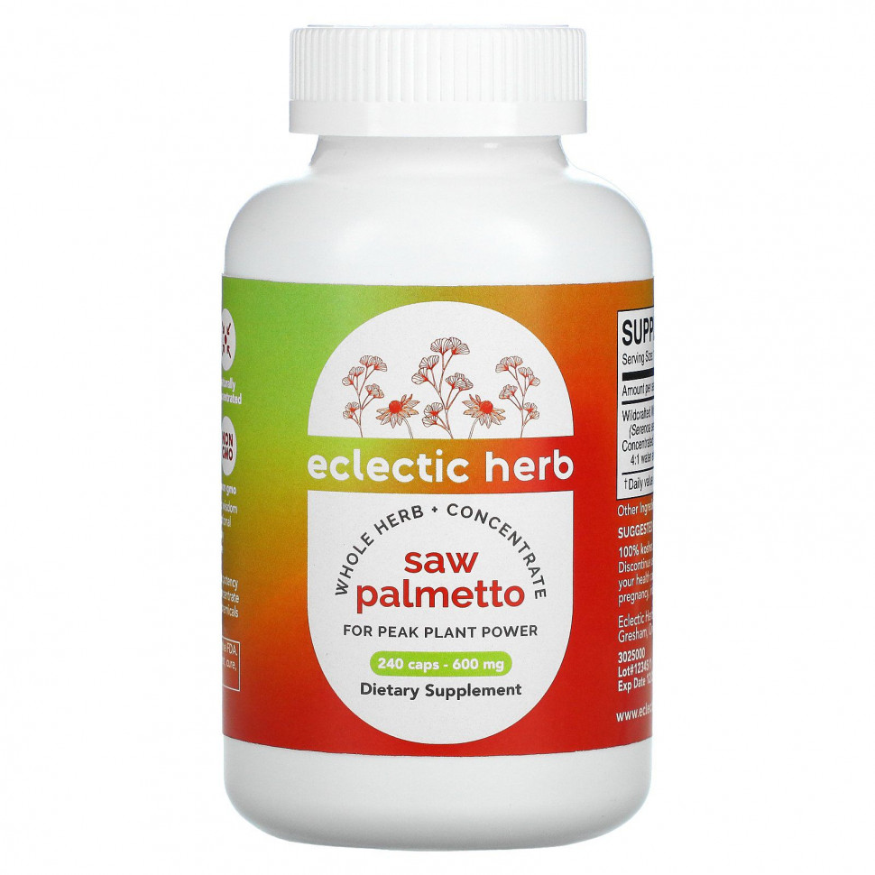 ���� ������ (Iherb) Eclectic Institute, ���������� ������� ����, �������, 600 ��, 240 ������, ������ �� 6860 ���