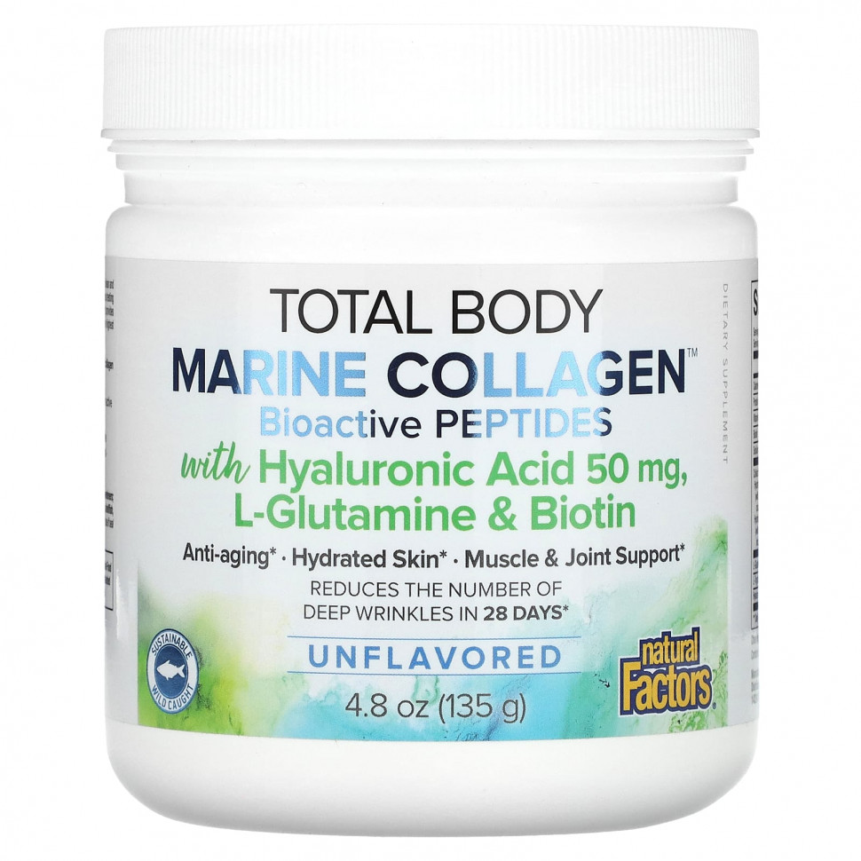   (Iherb) Natural Factors, Total Body Marine Collagen,  ,  , 135  (4,8 )    -     , -, 