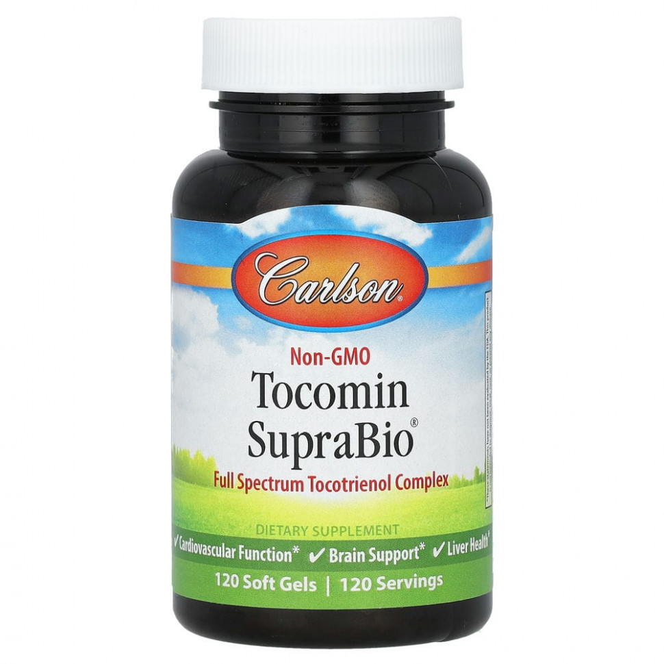   (Iherb) Carlson Labs, Tocomin SupraBio, 120     -     , -, 