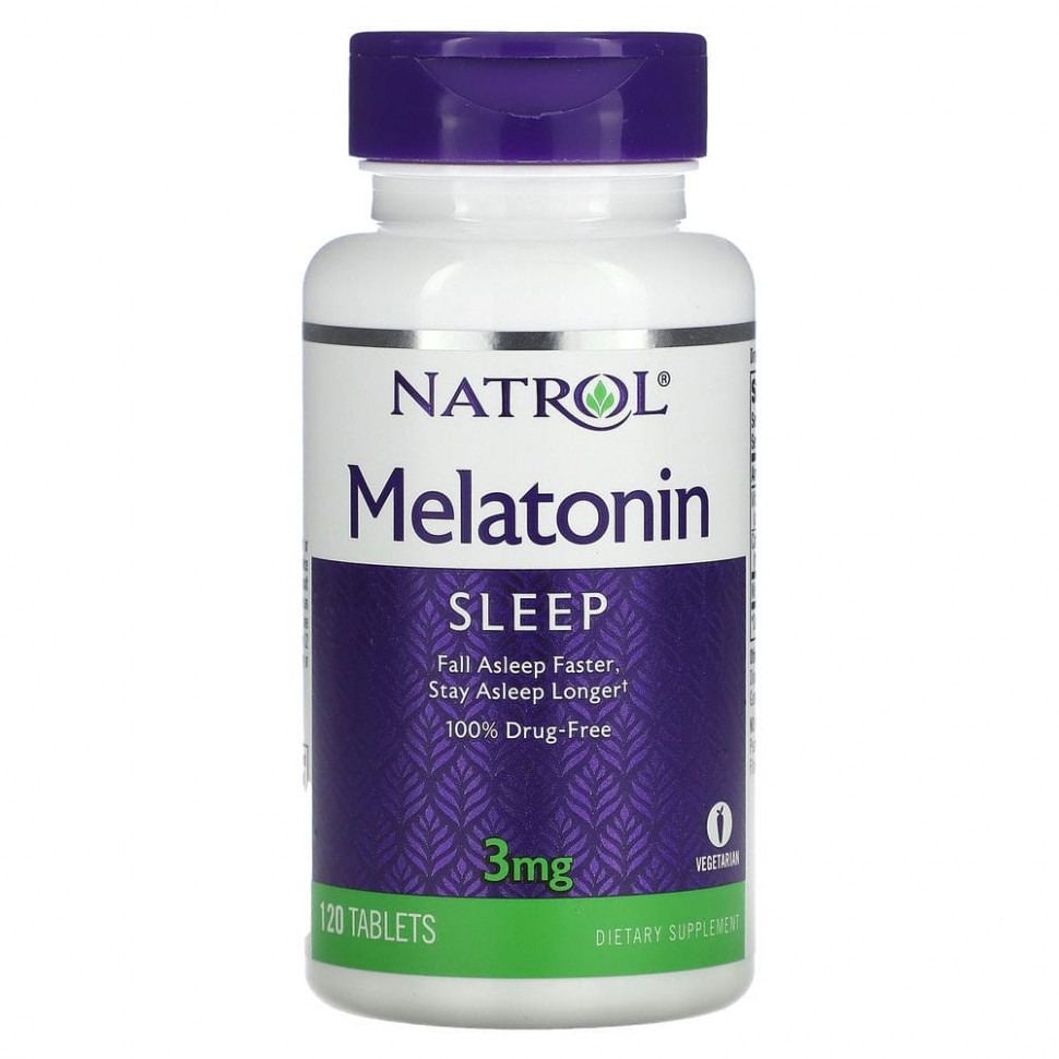 ���� ������ (Iherb) Natrol, ���������, 3 ��, 120 ��������, ������ �� 2820 ���