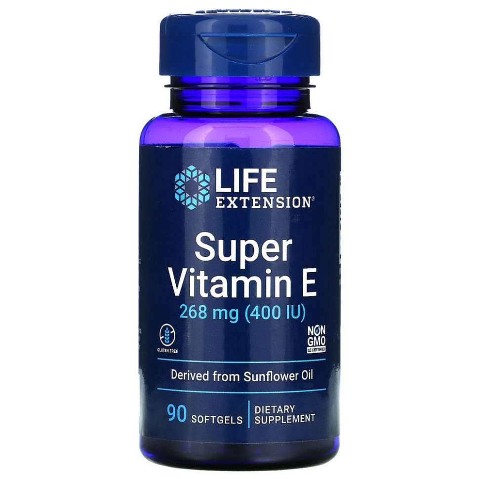 ���� ������ (Iherb) Life Extension, ������������ E, 268 �� (400 ��), 90 ������, ������ �� 4110 ���