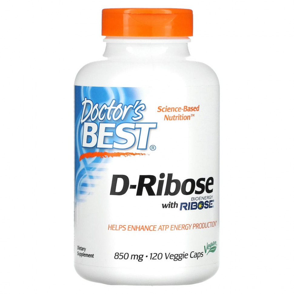 ���� ������ (Iherb) Doctor's Best, D-������ � ����������������� �������, 850 ��, 120 �������������� ������, ������ �� 4050 ���