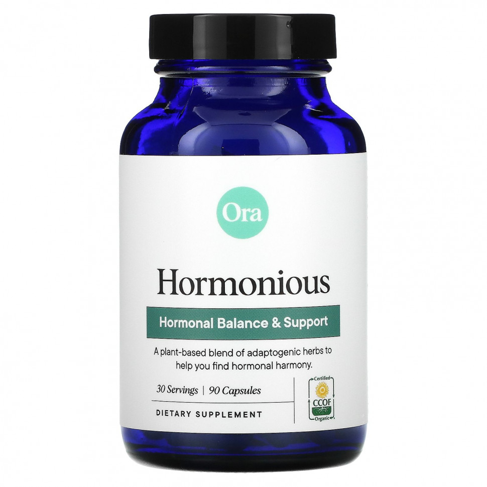 ���� ������ (Iherb) Ora, Hormonious, ������������ ������ � ���������, 90 ������, ������ �� 6510 ���