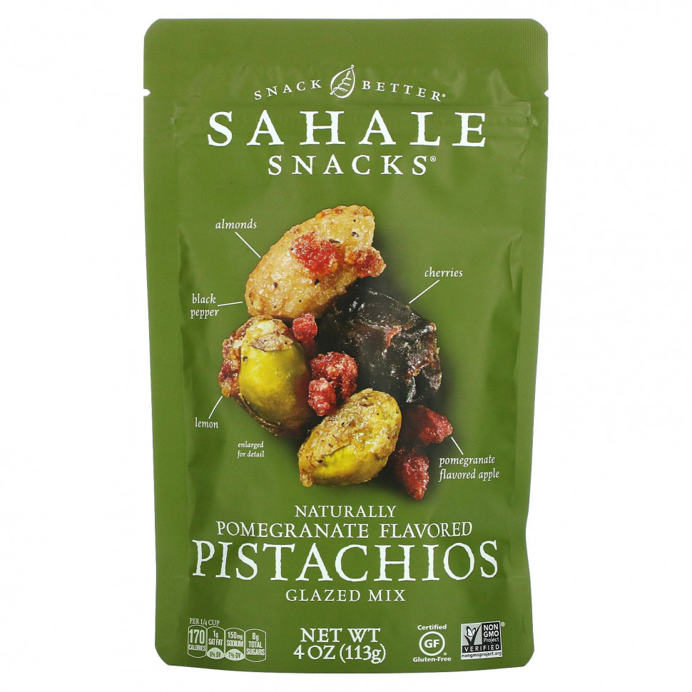 ���� ������ (Iherb) Sahale Snacks, Snack Better, �������� � ����������� ������ �������, ������������� �����, 4 ����� (113 �), ������ �� 1410 ���