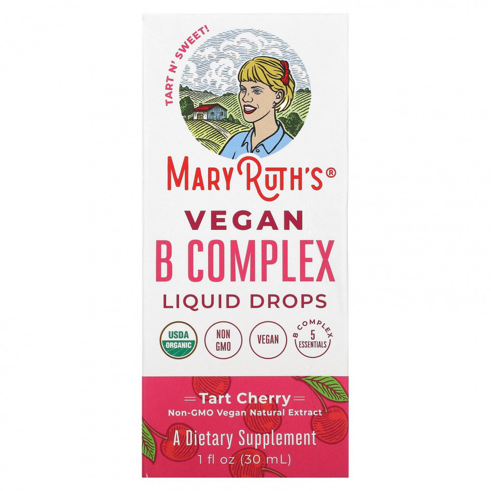 ���� ������ (Iherb) MaryRuth Organics, Vegan B Complex Liquid Drops, �����, 30 �� (1 ����. �����), ������ �� 5020 ���
