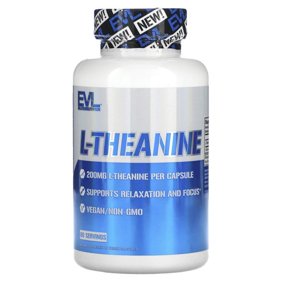 ���� ������ (Iherb) EVLution Nutrition, L-������, 200 ��, 60 ������������ ������, ������ �� 1730 ���