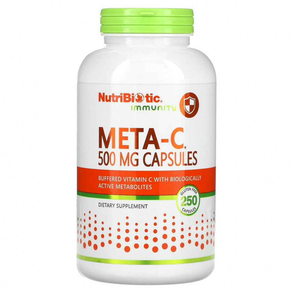   (Iherb) NutriBiotic, Immunity, Meta-C, 500 , 250   ,   4810 