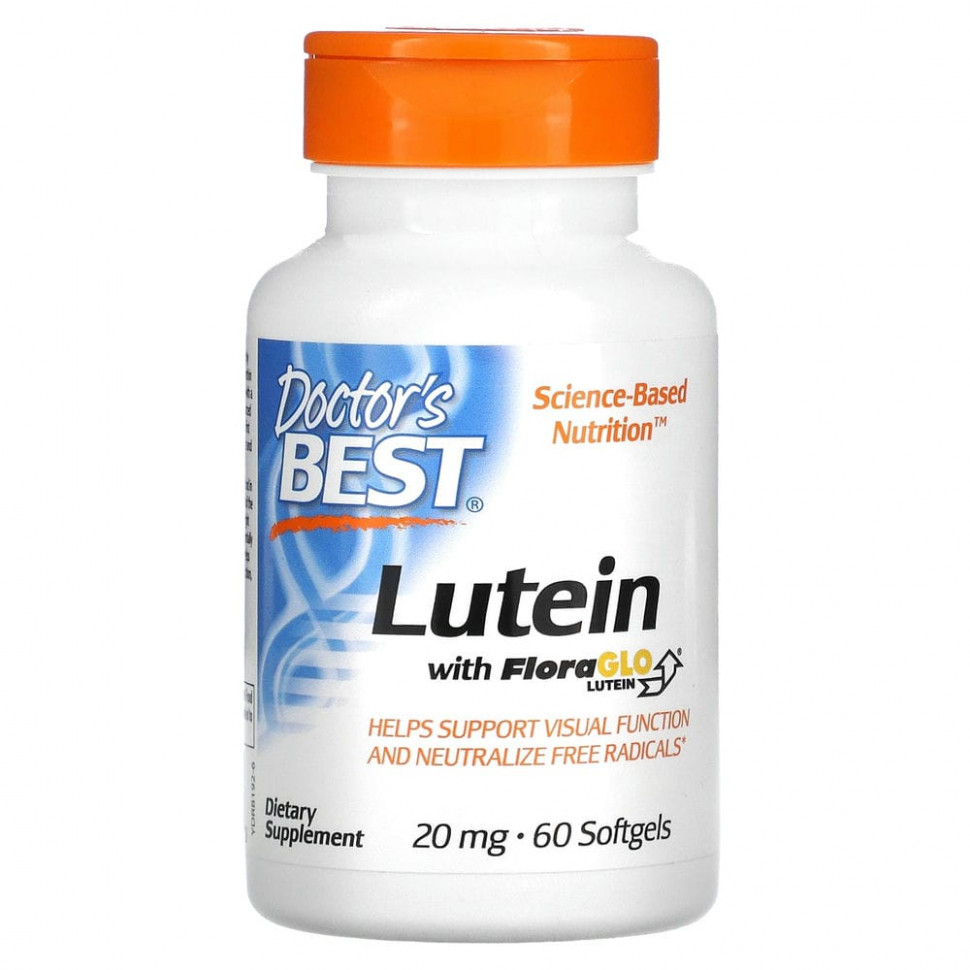   (Iherb) Doctor's Best,   FloraGlo Lutein, 20 , 60      -     , -, 