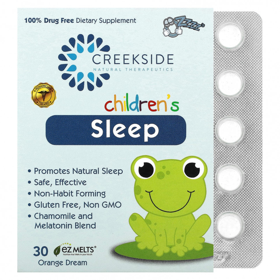 ���� ������ (Iherb) Creekside Natural Therapeutics, Children's Sleep, Orange Dream`` 30 EZ Melts, ������ �� 1600 ���