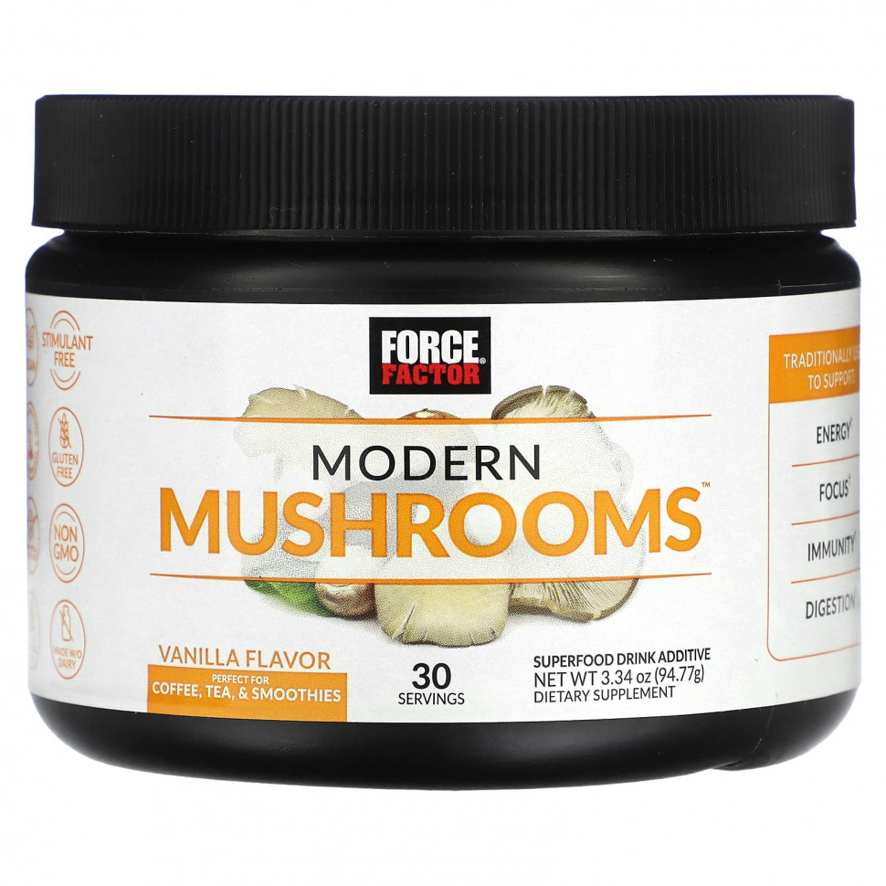   (Iherb) Force Factor, Modern Mushrooms, , 94,77  (3,34 )    -     , -, 
