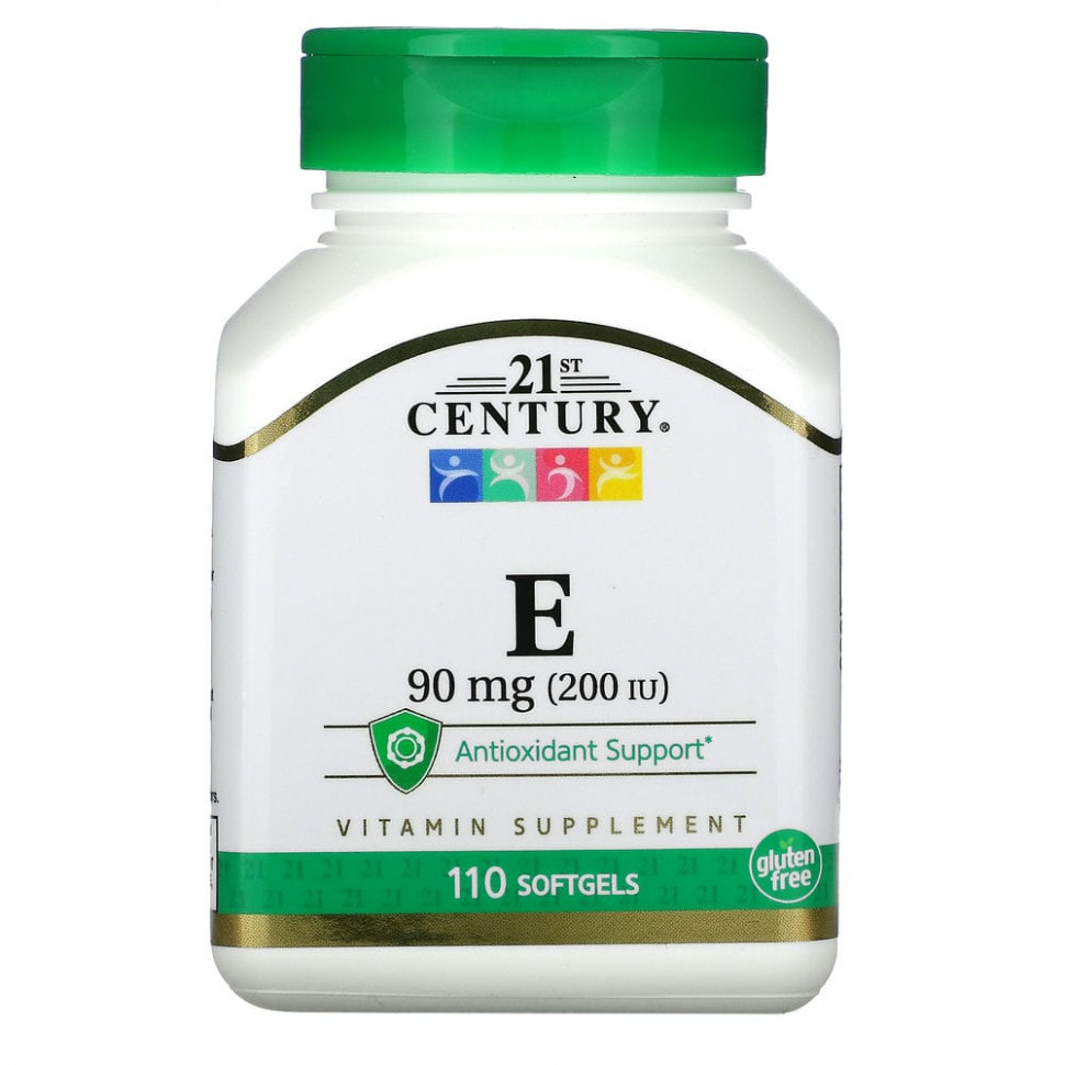 ���� ������ (Iherb) 21st Century, ������� E, 90 �� (200 ��), 110 ������, ������ �� 1190 ���