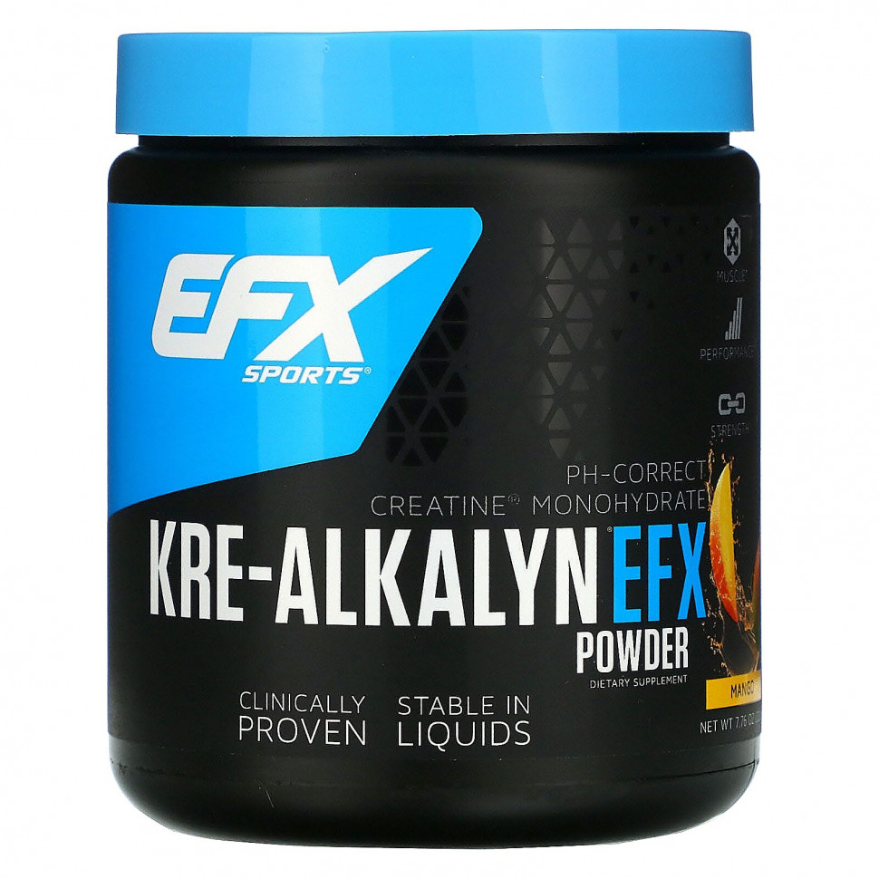 ���� ������ (Iherb) EFX Sports, Kre-Alkalyn EFX � �������, �����, 220 � (7,76 �����), ������ �� 6680 ���